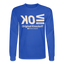 OK Beige Acro Long Sleeve - royal blue