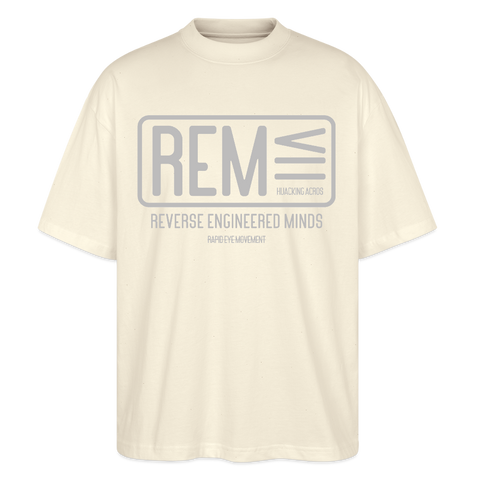 REM  Oversized Tee - natural raw