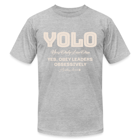 YOLO Tee - heather gray