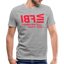 FBI Red Acro B&C V Neck - heather gray