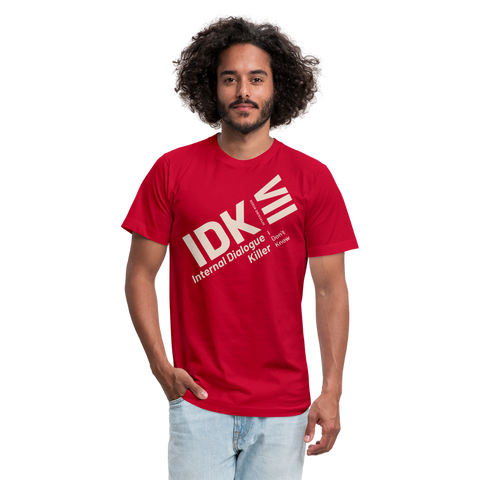 IDK Beige Acro Tshirt - red