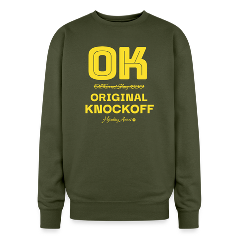 OK Oversized Sweatshirt - olive green