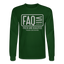 FAQ Long Sleeve - forest green