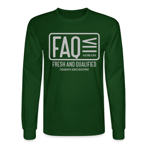 FAQ Long Sleeve - forest green