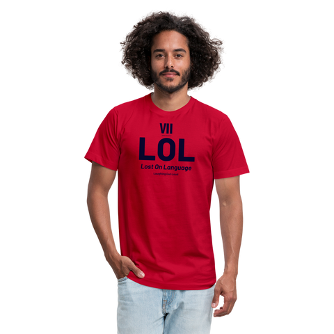 LOL Blue Acro Tshirt - red