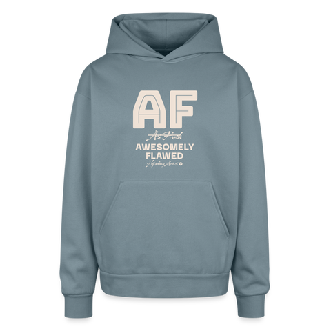 AF Oversized Hoodie - stone blue