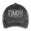 FOMO Trucker Hat - washed black / silver