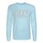 FUCK Long Sleeve - powder blue