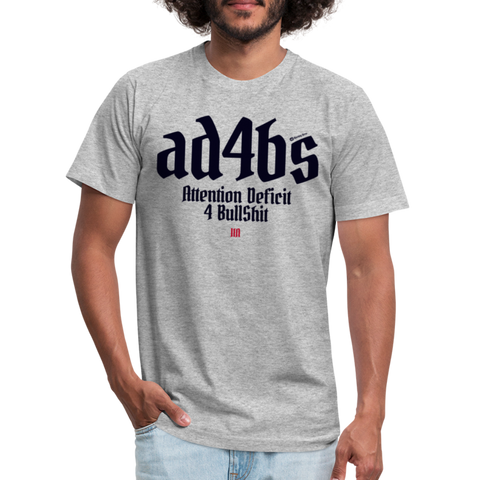 AD4BS Blue Acro B&C Tee - heather gray