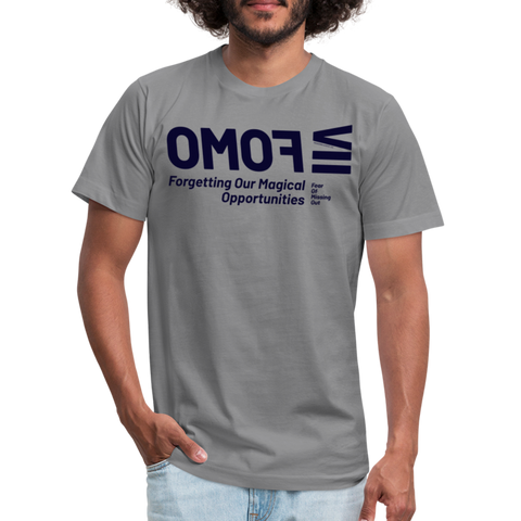 FOMO Blue Acro B&C Tee - slate