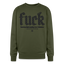 FUCK Blue Acro Oversized Sweat - olive green