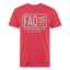 FAQ Tee - heather red