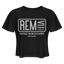REM Cropped Tee (W) - black
