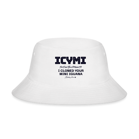 ICYMI Bucket Hat - white