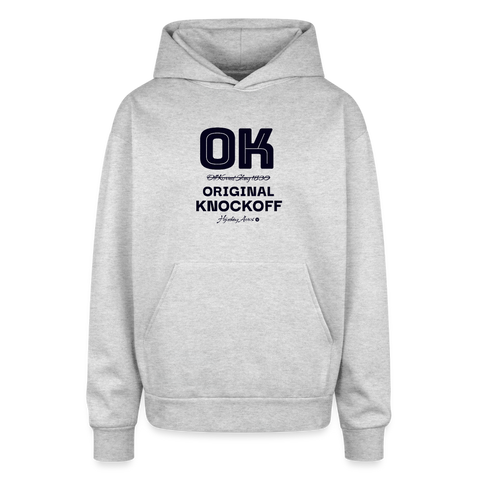 OK Oversized Hoodie - heather grey