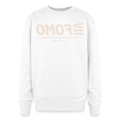 FOMO Beige Acro Oversized Sweat - white