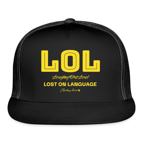 LOL Trucker Hat - black/black