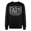 FAQ Oversized Sweatshirt - black