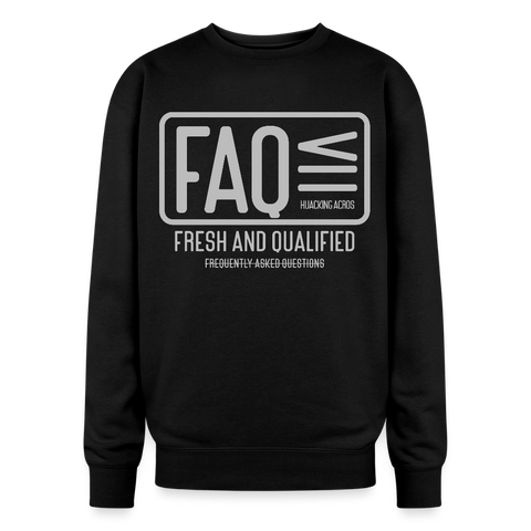 FAQ Oversized Sweatshirt - black