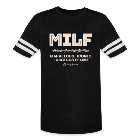 MILF Tee - black/white