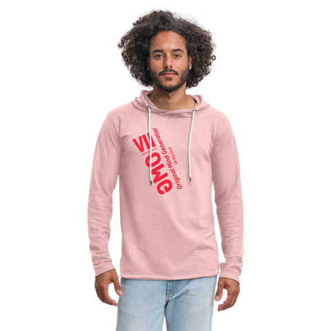 OMG Red Acro Long Sleeve - cream heather pink