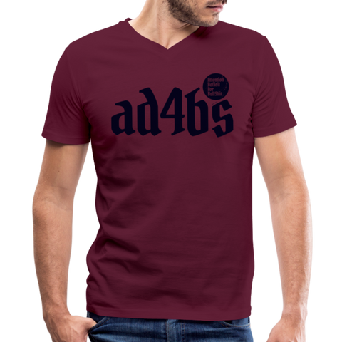 AD4BS Blue Acros B&C V Neck - maroon