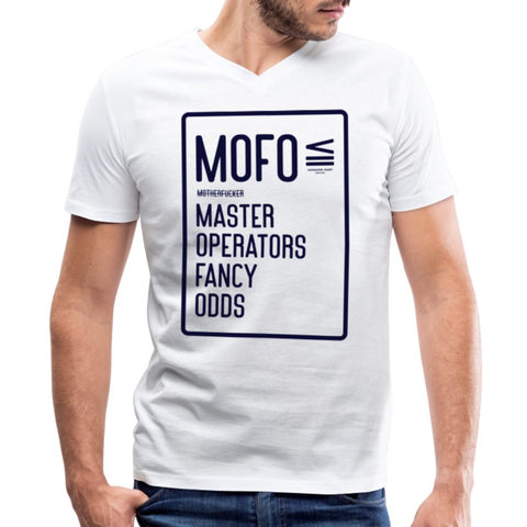 MOFO V Neck - white