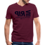 RIP Blue Acro V Neck - maroon