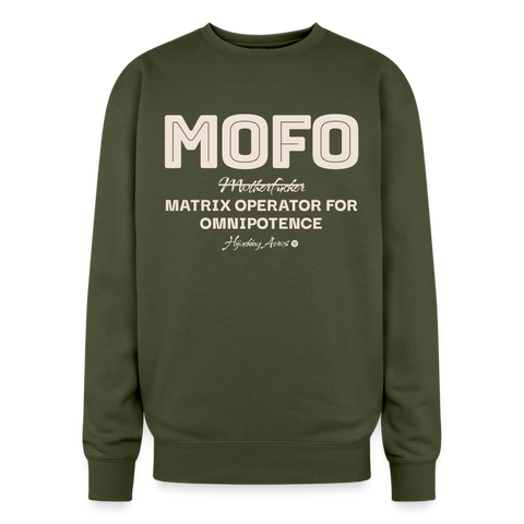 MOFO Oversized Sweatshirt - olive green