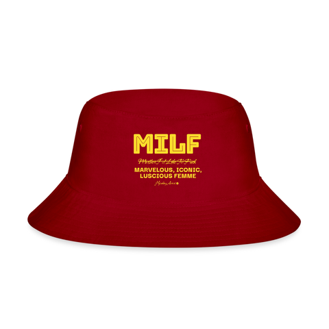 MILF Bucket Hat - red