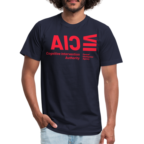 CIA Red Acro B&C Tee - navy