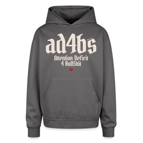 AD4BS Beige Acro Oversized Hoodie - graphite gray