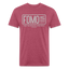 FOMO Tee - heather burgundy