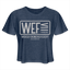 WEF tee - heather navy