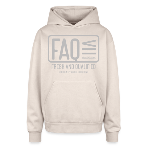 FAQ Oversized Hoodie - Sand
