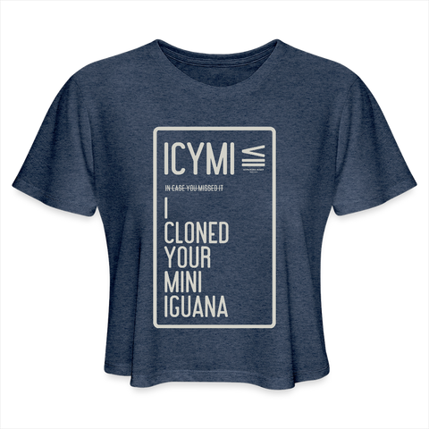 ICYMI Tee - heather navy