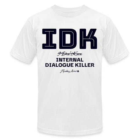 IDK Tee - white