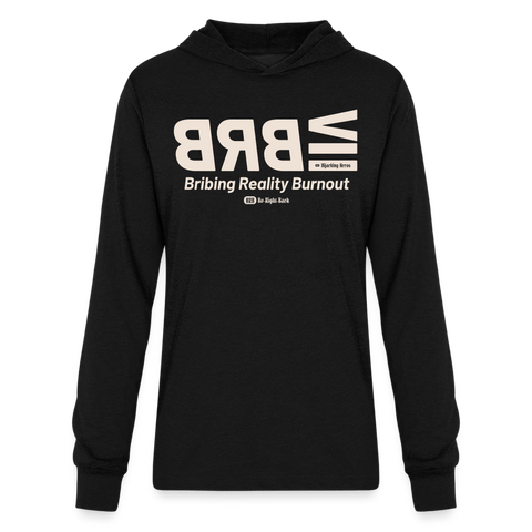 BRB Beige Acro Long Sleeve Hoodie - black