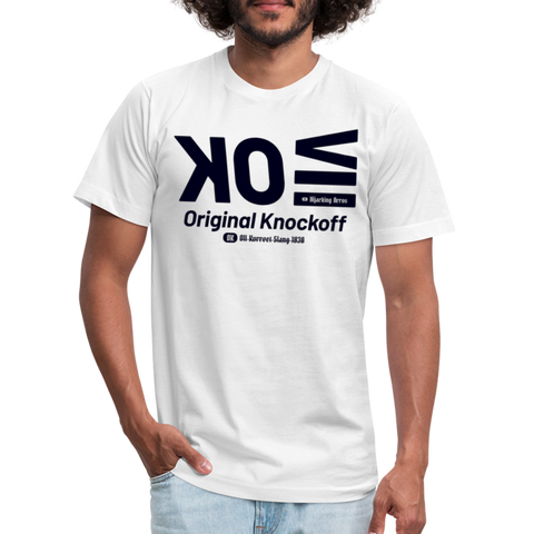 OK Blue Acro B&C Tee - white