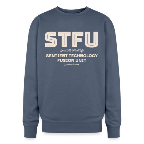 STFU Oversized Sweatshirt - stone blue