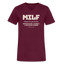 MILF V Neck - maroon