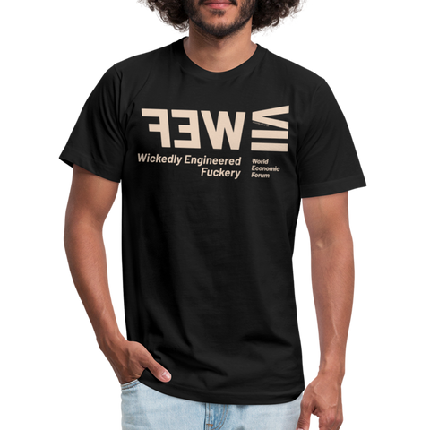 WEF Beige Acro B&C Tee - black