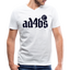 AD4BS Blue Acros B&C V Neck - white