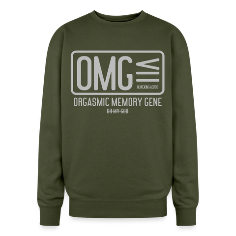 OMG Oversized Sweatshirt - olive green