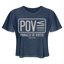 POV Tee - heather navy