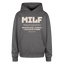 MILF Oversized Hoodie - graphite gray