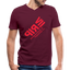 RIP Red Acro V Neck - maroon