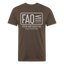 FAQ Tee - heather espresso