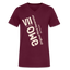 Beige Acro V Neck - maroon