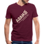 NASA Beige Acro B&C V Neck - maroon